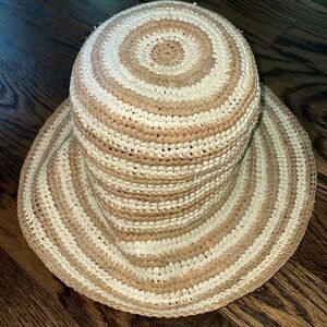 NWT Wyeth straw bucket hat